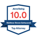 Avvo Rating 10.0 Matthew Steven Buttacavoli Top Attorney