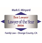 Mark E. Minyard Best Lawyers Lawyers of The Year 2016 Family Law Orange County, CA