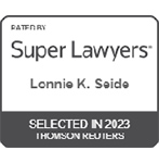 Rated by Super Lawyers | Lonnie K. Seide | Selected in 2023 | Thomson Reuters