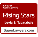 Rated by Super Lawyers | Rising Stars | Leyla S. Tabatabaie | SuperLawyers.com