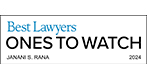 Best Lawyers | Ones to Watch | Janani S. Rana | 2024